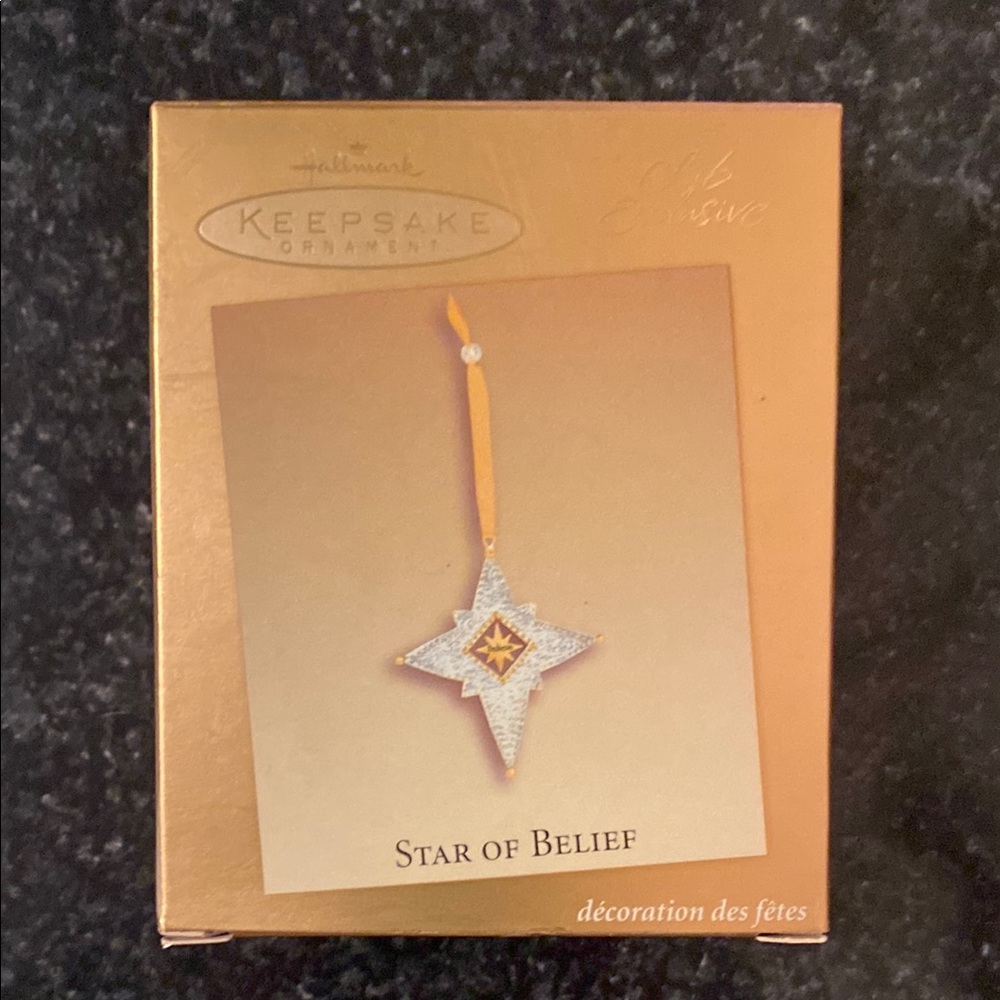 Hallmark 2003 Star of Belief Ornament